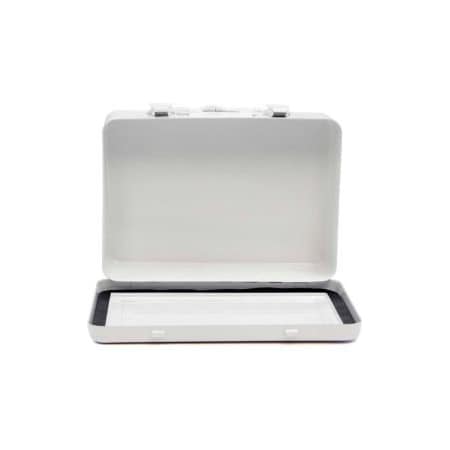 Medique First Aid 16 Unit Empty Metal Case, 9" x 6" x 2", 818MTM 818MTM
